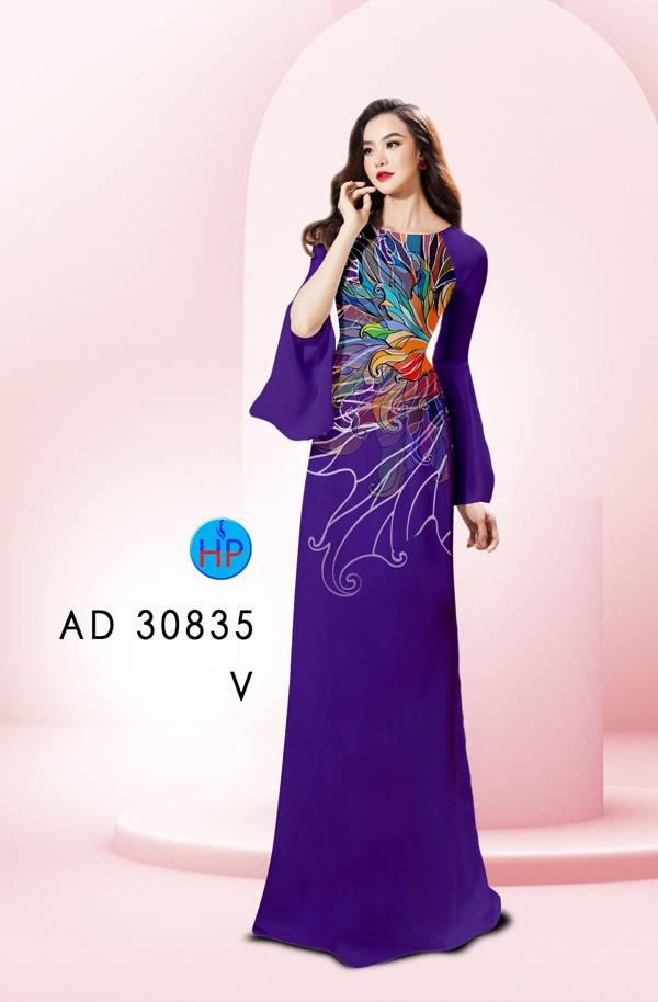 Vải Áo Dài Hoa Văn Vừa Ra  AD 30835