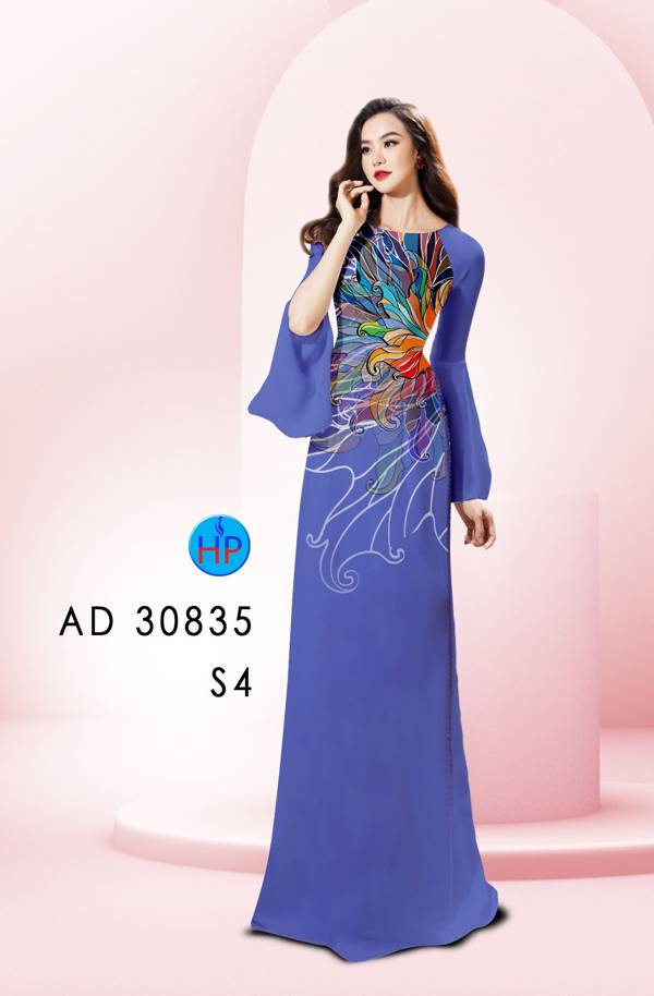 Vải Áo Dài Hoa Văn Vừa Ra  AD 30835