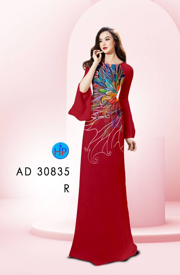 Vải Áo Dài Hoa Văn Vừa Ra  AD 30835