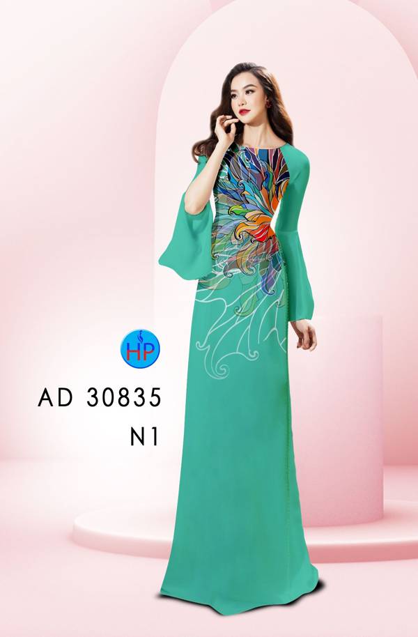 Vải Áo Dài Hoa Văn Vừa Ra  AD 30835