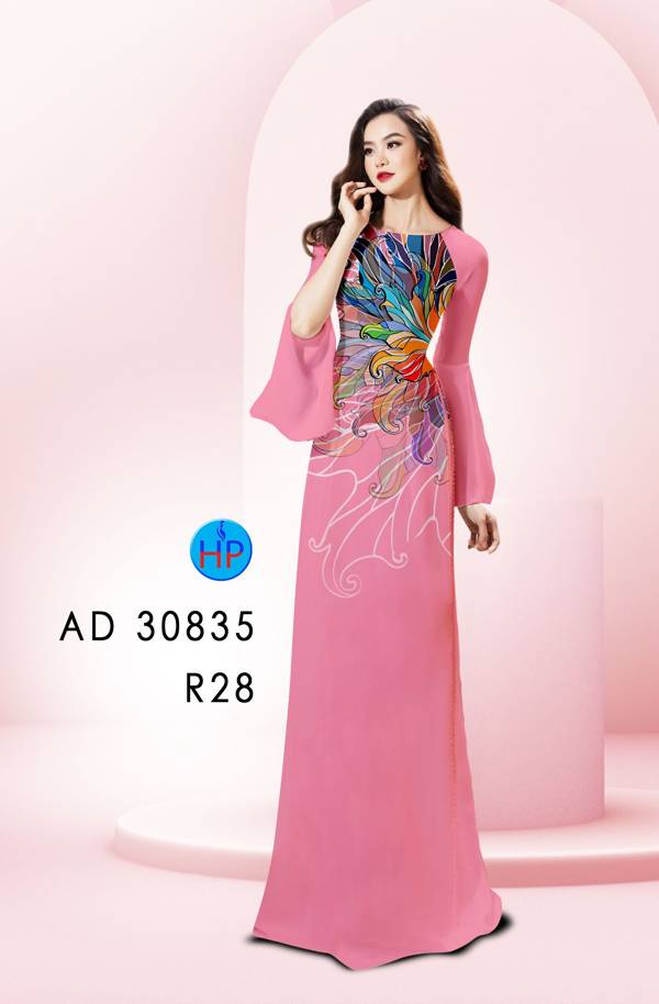 Vải Áo Dài Hoa Văn Vừa Ra  AD 30835