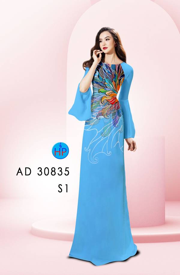 Vải Áo Dài Hoa Văn Vừa Ra  AD 30835