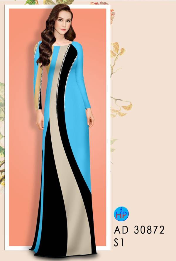 Vải Áo Dài Hoa Văn Thiết Kế 2021 AD 30872