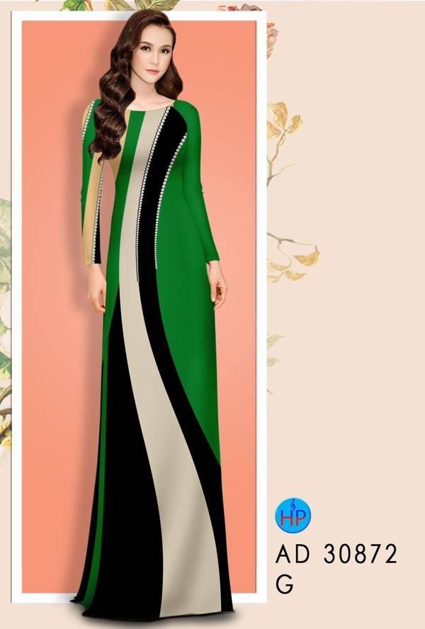 Vải Áo Dài Hoa Văn Thiết Kế 2021 AD 30872