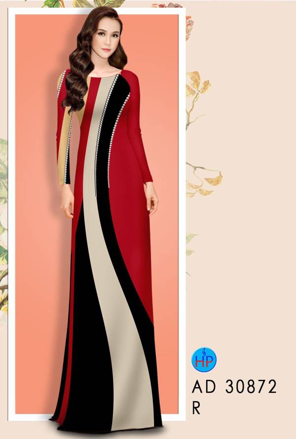Vải Áo Dài Hoa Văn Thiết Kế 2021 AD 30872