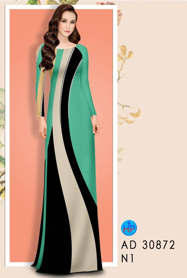 Vải Áo Dài Hoa Văn Thiết Kế 2021 AD 30872