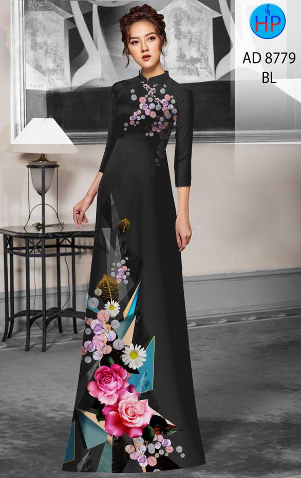 Vải Áo Dài Hoa Hồng Vừa Ra AD 8779 40 Vải Áo Dài Hoa Hồng Vừa Ra  AD 8779