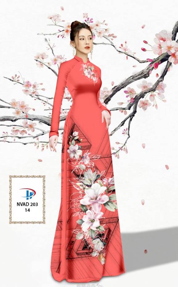 Vải Áo Dài Hoa In 3D Vừa Ra AD NVAD203 52 Vải Áo Dài Hoa In 3D Vừa Ra  AD NVAD203