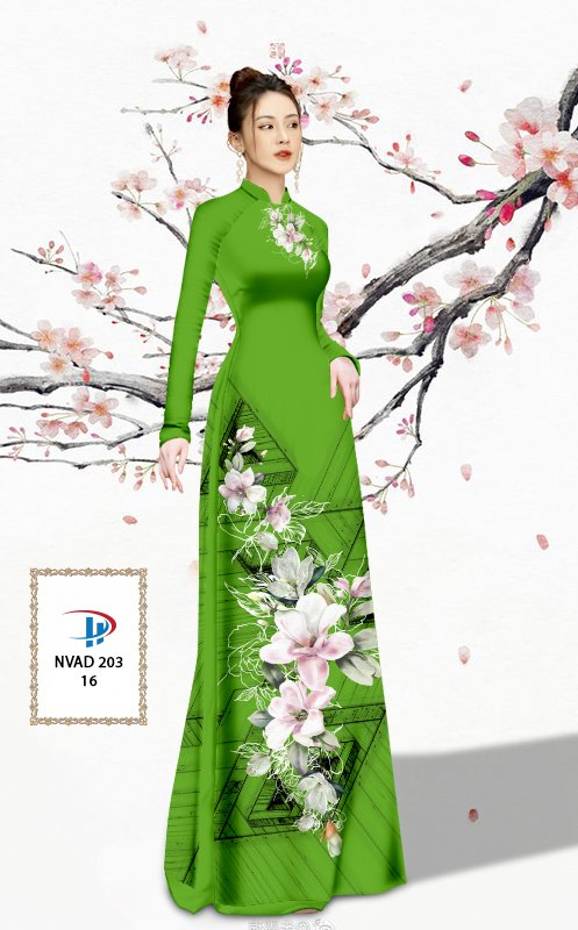 Vải Áo Dài Hoa In 3D Vừa Ra AD NVAD203 54 Vải Áo Dài Hoa In 3D Vừa Ra  AD NVAD203