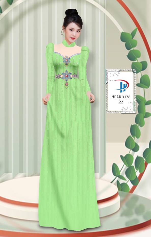 Vải Áo Dài Hoa Văn Độc Đáo AD NVAD3178