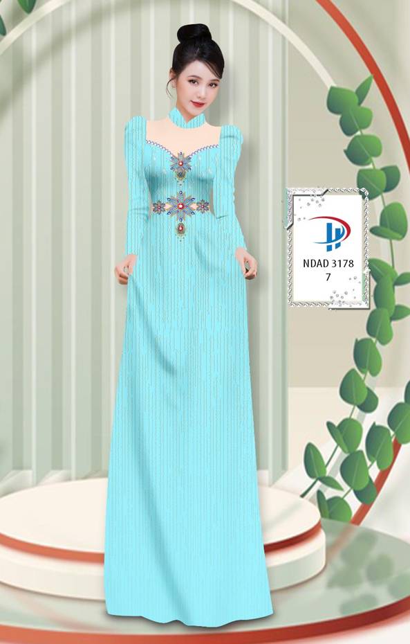 Vải Áo Dài Hoa Văn Độc Đáo AD NVAD3178