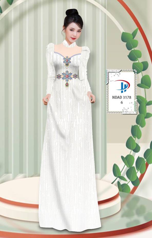 Vải Áo Dài Hoa Văn Độc Đáo AD NVAD3178