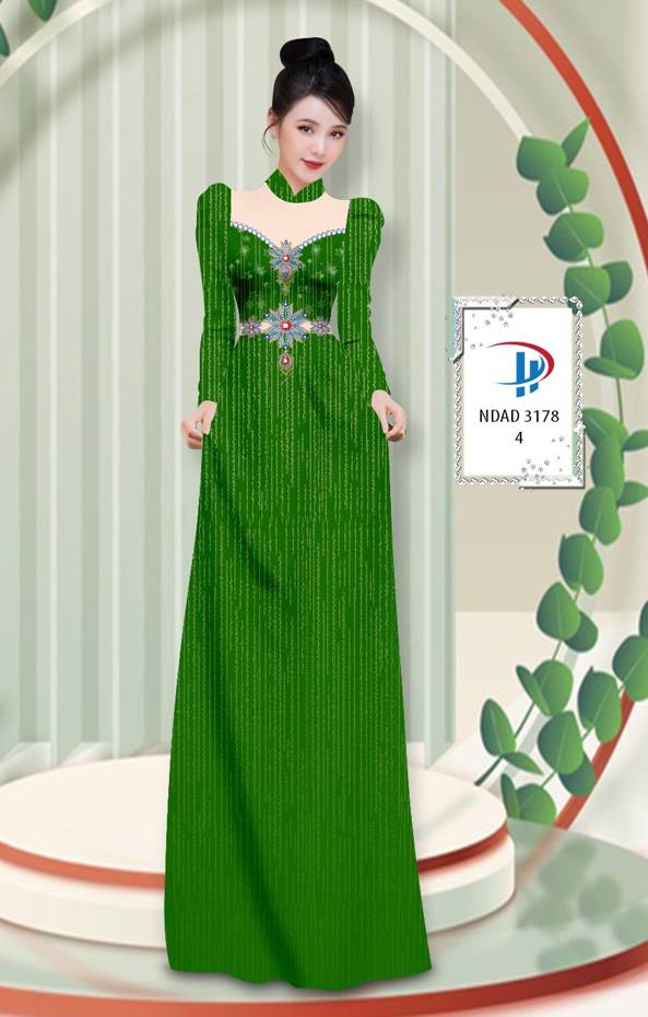 Vải Áo Dài Hoa Văn Độc Đáo AD NVAD3178