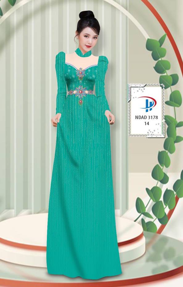 Vải Áo Dài Hoa Văn Độc Đáo AD NVAD3178