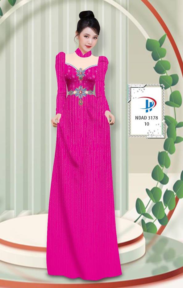 Vải Áo Dài Hoa Văn Độc Đáo AD NVAD3178