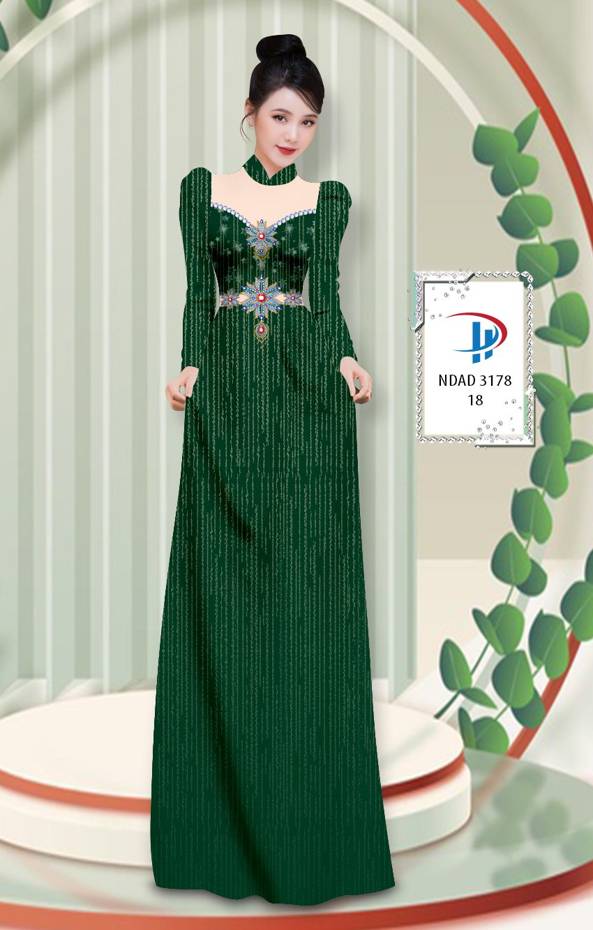 Vải Áo Dài Hoa Văn Độc Đáo AD NVAD3178