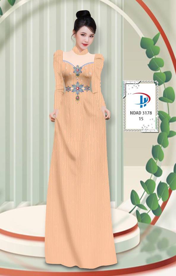 Vải Áo Dài Hoa Văn Độc Đáo AD NVAD3178