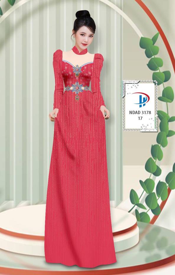 Vải Áo Dài Hoa Văn Độc Đáo AD NVAD3178