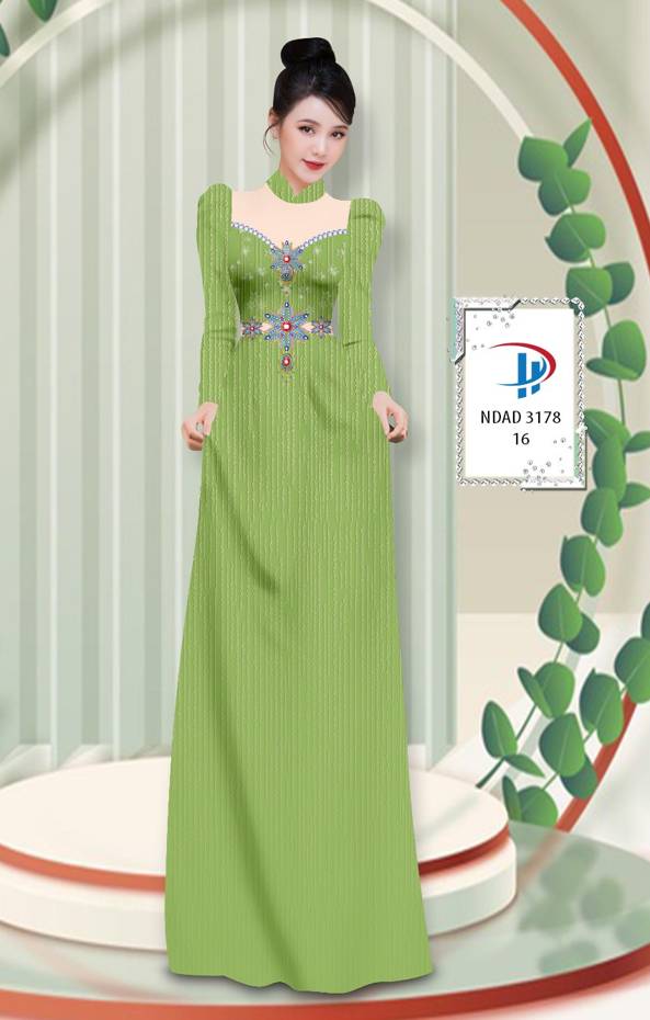 Vải Áo Dài Hoa Văn Độc Đáo AD NVAD3178