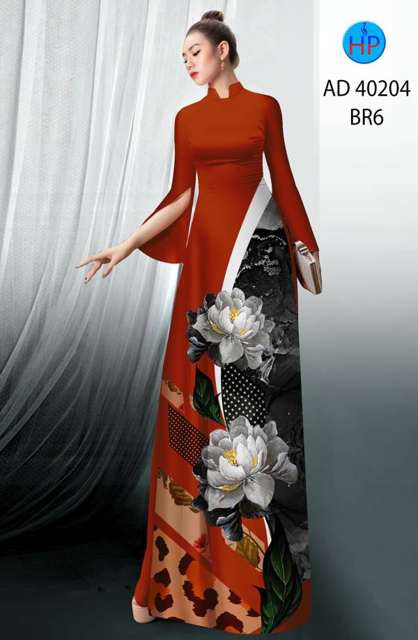 Vải Áo Dài Hoa Sen Thiết Kế 2021 AD 40204 45 Vải Áo Dài Hoa Sen Thiết Kế 2021 AD 40204