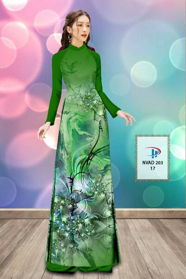 Vải Áo Dài Hoa Văn Vừa Ra  AD NVAD203