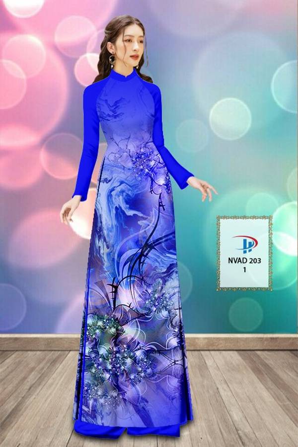 Vải Áo Dài Hoa Văn Vừa Ra  AD NVAD203