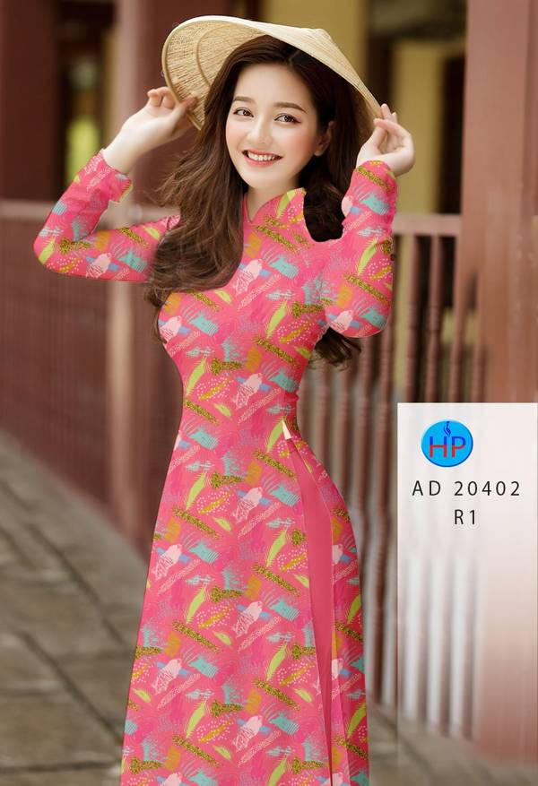 Vải Áo Dài Hoa Đều Mới Ra AD 20402