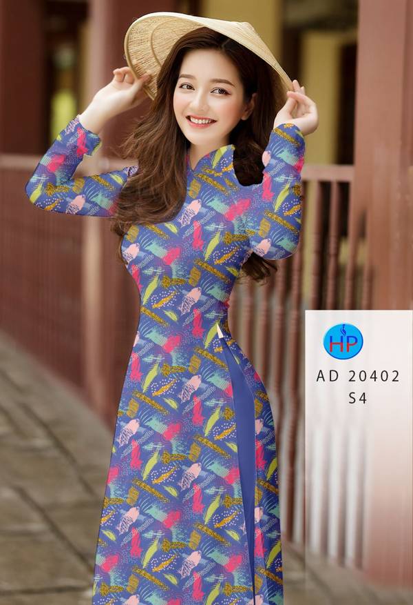Vải Áo Dài Hoa Đều Mới Ra AD 20402
