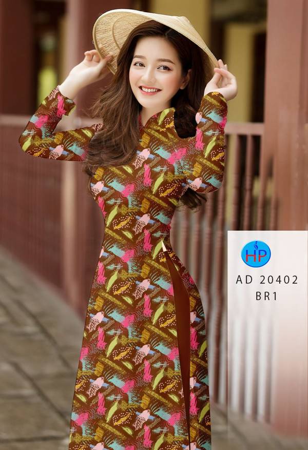 Vải Áo Dài Hoa Đều Mới Ra AD 20402