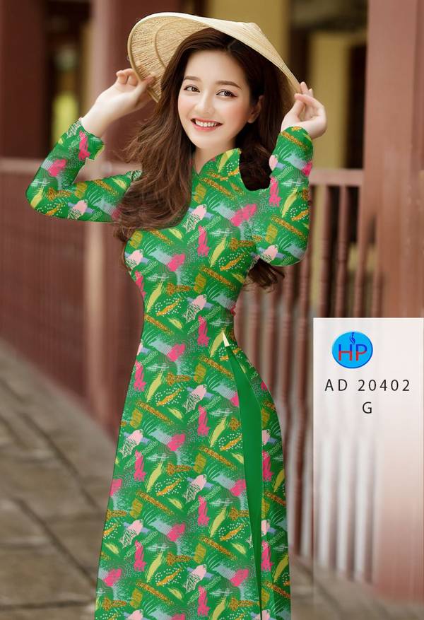 Vải Áo Dài Hoa Đều Mới Ra AD 20402