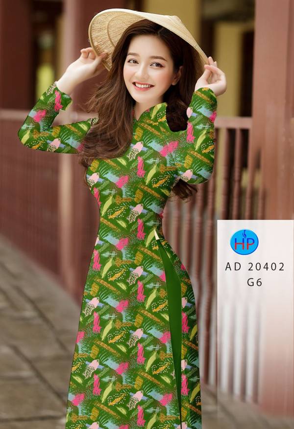 Vải Áo Dài Hoa Đều Mới Ra AD 20402