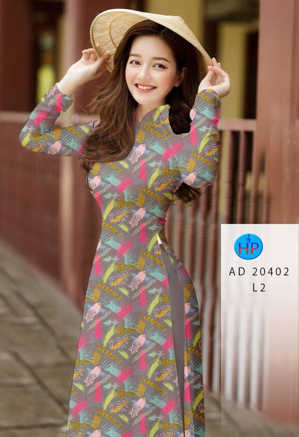 Vải Áo Dài Hoa Đều Mới Ra AD 20402