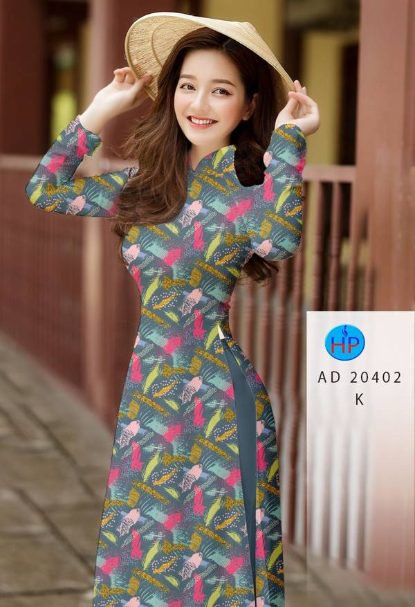 Vải Áo Dài Hoa Đều Mới Ra AD 20402