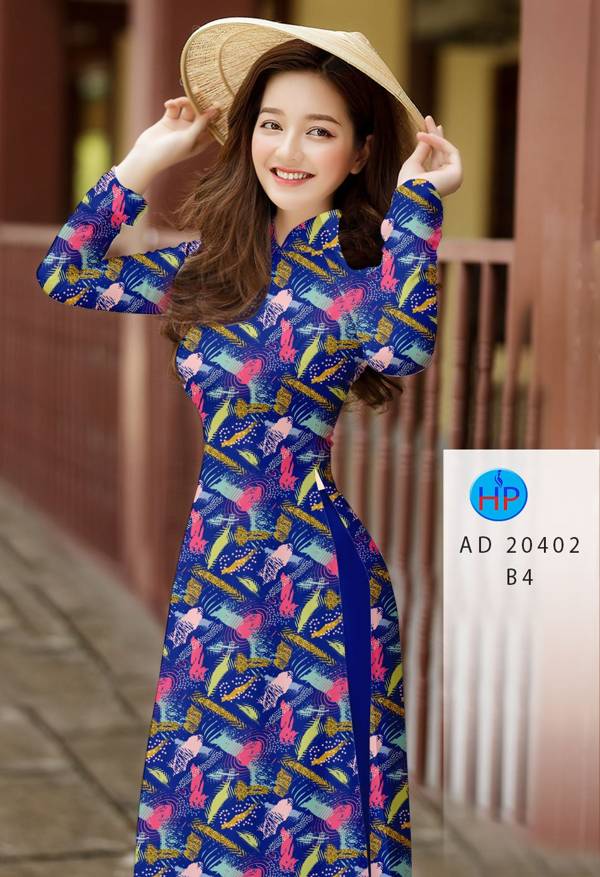 Vải Áo Dài Hoa Đều Mới Ra AD 20402