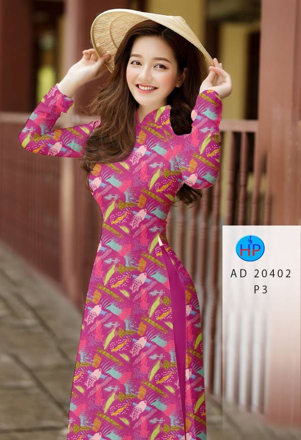 Vải Áo Dài Hoa Đều Mới Ra AD 20402