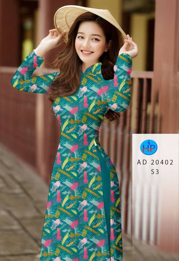 Vải Áo Dài Hoa Đều Mới Ra AD 20402