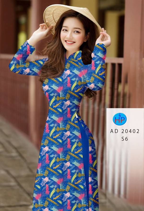 Vải Áo Dài Hoa Đều Mới Ra AD 20402