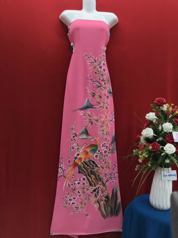 Vải Áo Dài Vẽ Phong Cảnh Vừa Ra AD VE110615 7 Vải Áo Dài Vẽ Phong Cảnh Vừa Ra AD VE110615