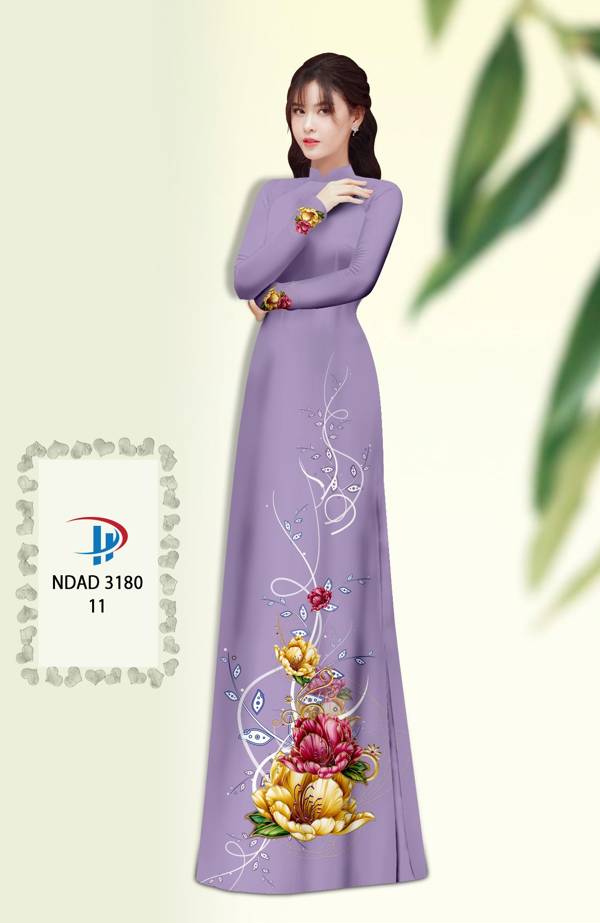 Vải Áo Dài Hoa In 3D Vừa Ra AD NDAD3180 51 Vải Áo Dài Hoa In 3D Vừa Ra  AD NDAD3180
