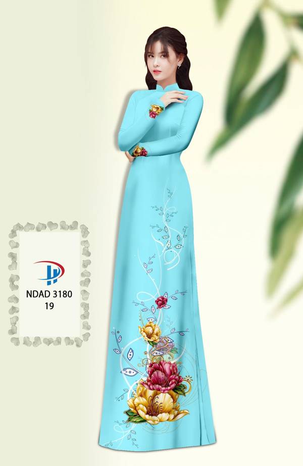 Vải Áo Dài Hoa In 3D Vừa Ra AD NDAD3180 59 Vải Áo Dài Hoa In 3D Vừa Ra  AD NDAD3180