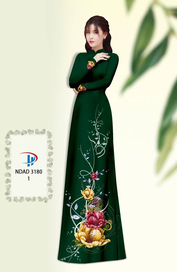 Vải Áo Dài Hoa In 3D Vừa Ra AD NDAD3180 67 Vải Áo Dài Hoa In 3D Vừa Ra  AD NDAD3180