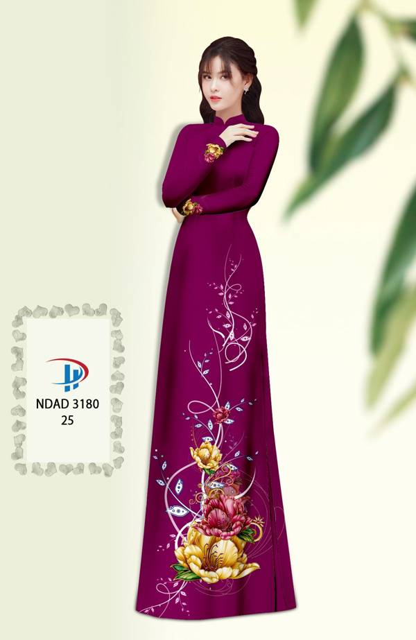 Vải Áo Dài Hoa In 3D Vừa Ra AD NDAD3180 66 Vải Áo Dài Hoa In 3D Vừa Ra  AD NDAD3180