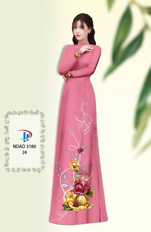 Vải Áo Dài Hoa In 3D Vừa Ra AD NDAD3180 65 Vải Áo Dài Hoa In 3D Vừa Ra  AD NDAD3180