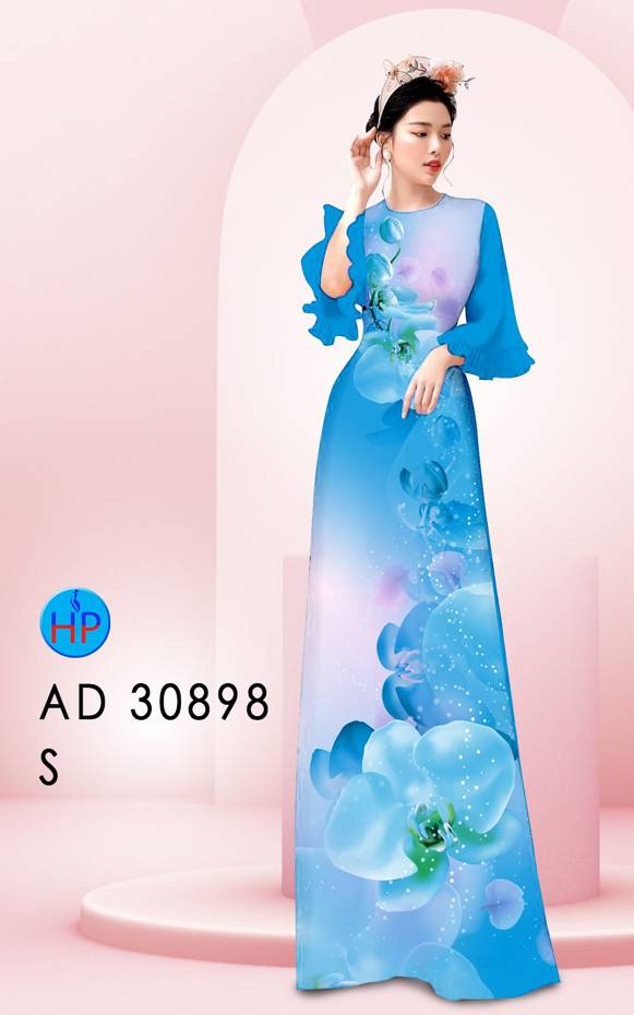 Vải Áo Dài Hoa Lan Vừa Ra AD 30898 43 Vải Áo Dài Hoa Lan Vừa Ra  AD 30898