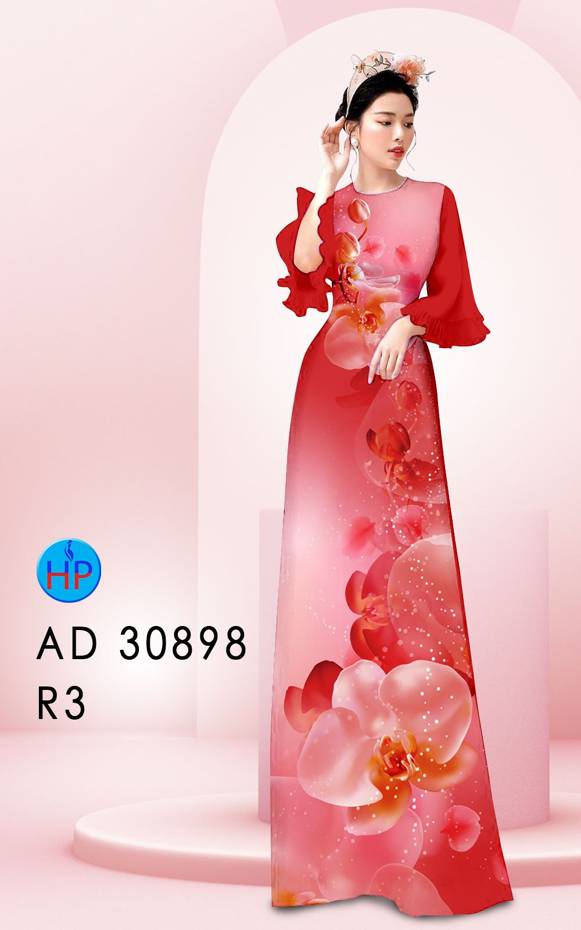 Vải Áo Dài Hoa Lan Vừa Ra AD 30898 41 Vải Áo Dài Hoa Lan Vừa Ra  AD 30898