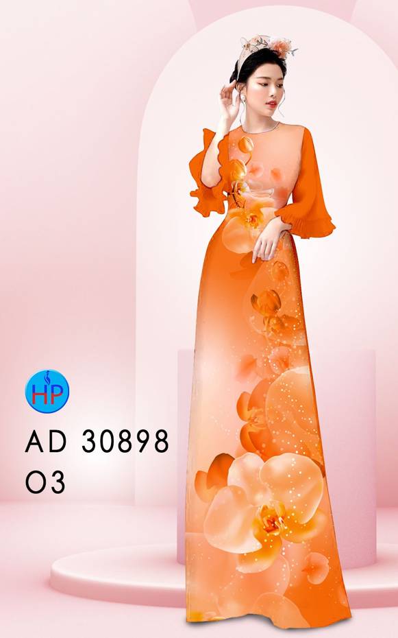 Vải Áo Dài Hoa Lan Vừa Ra AD 30898 46 Vải Áo Dài Hoa Lan Vừa Ra  AD 30898