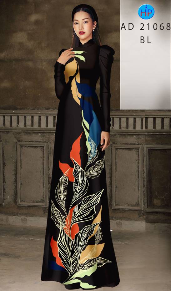 Vải Áo Dài Hoa Văn Kiểu Mới AD 21068