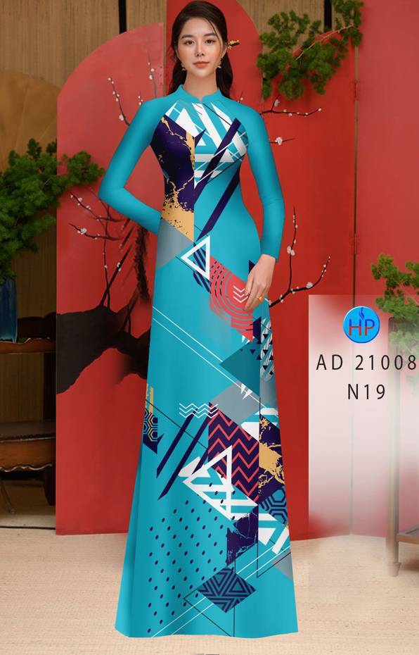 Vải Áo Dài Hoa Văn Kiểu Mới AD 21008