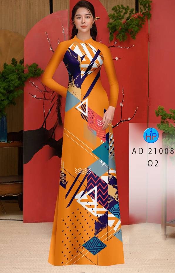 Vải Áo Dài Hoa Văn Kiểu Mới AD 21008