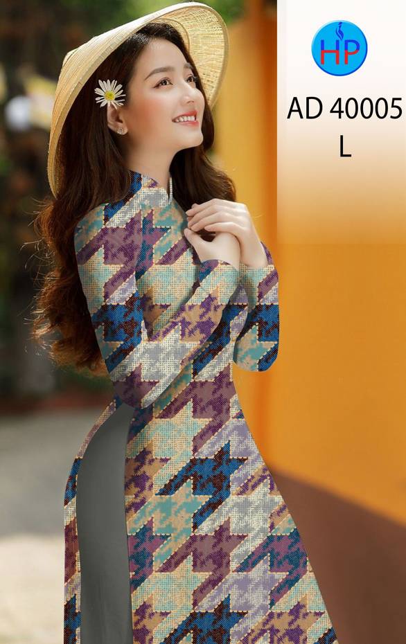 Vải Áo Dài Lập Thể Thiết Kế 2021 AD 40005